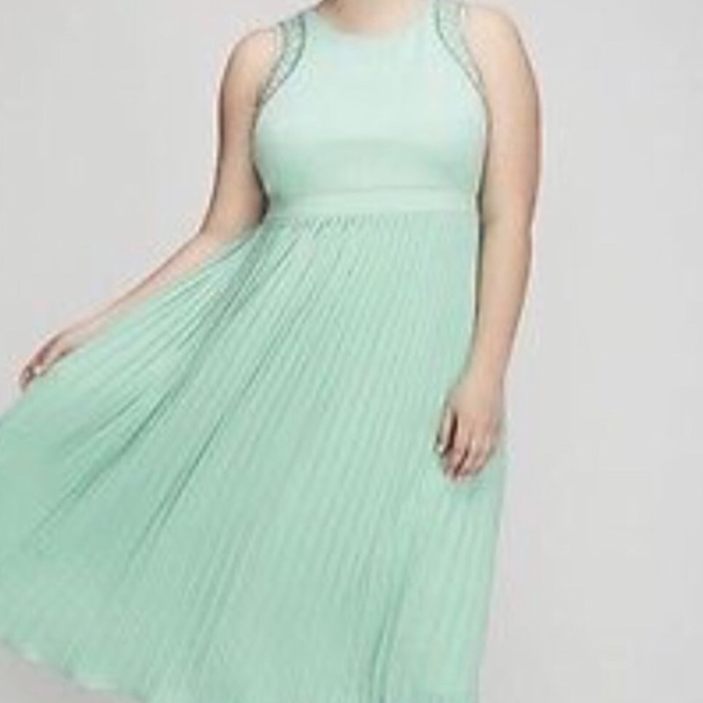 Lane Bryant Pleated Dress